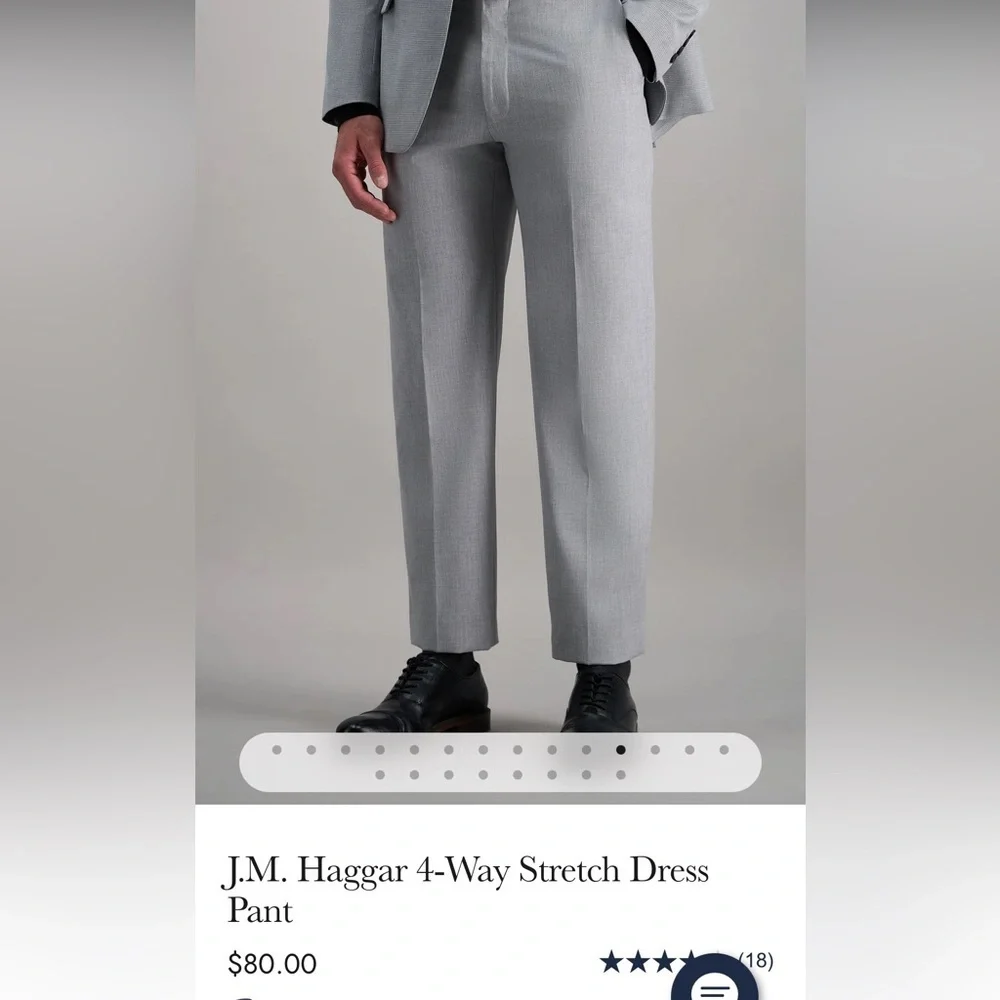 Men's Gray Dress Pants